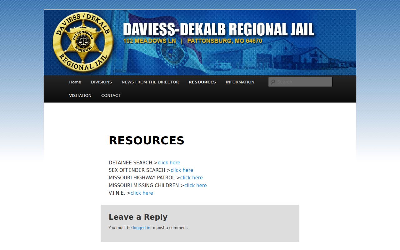 DeKalb County arrest history resources and regional jail detainee search