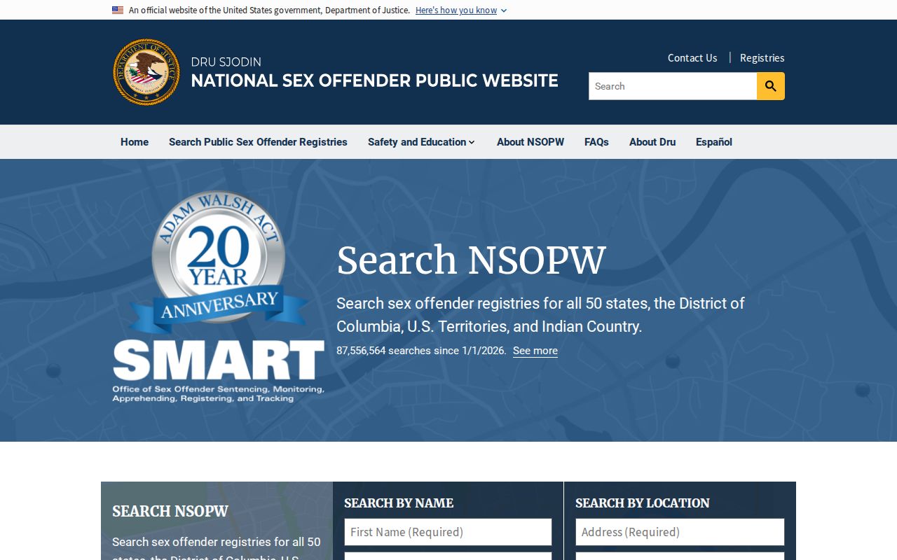 DeKalb County sex offender check using the national NSOPW search